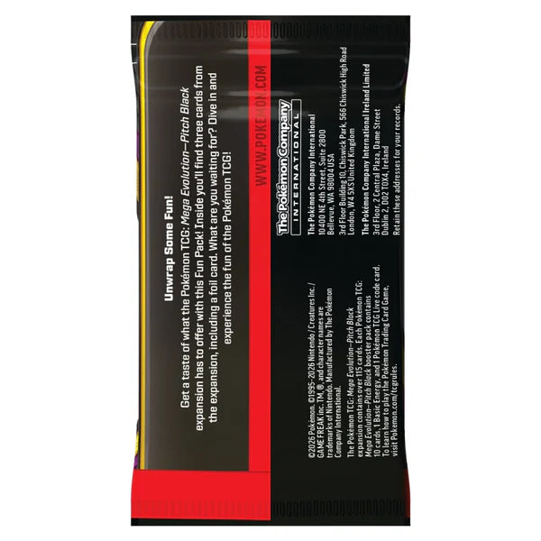 (KOMMER SNART) Pokémon Mega Evolution: Pitch Black Booster Pack