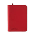 Vault X EXO-TEC Zip Binder 4-Pocket – Red