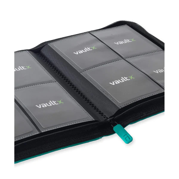 Vault X EXO-TEC Zip Binder 4-Pocket – Ocean Blue