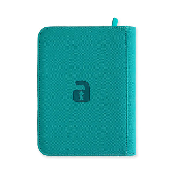 Vault X EXO-TEC Zip Binder 4-Pocket – Ocean Blue