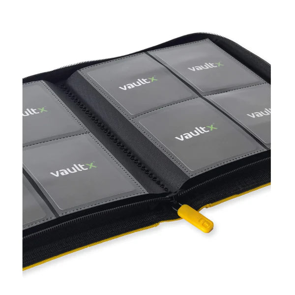 Vault X EXO-TEC Zip Binder 4-Pocket – Sunrise Yellow