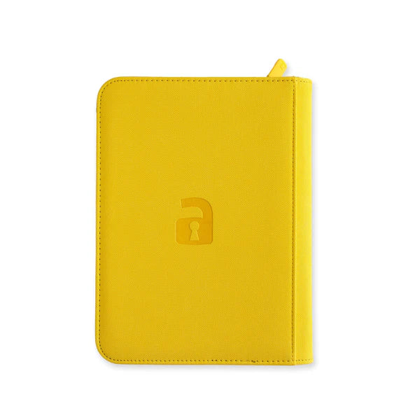Vault X EXO-TEC Zip Binder 4-Pocket – Sunrise Yellow