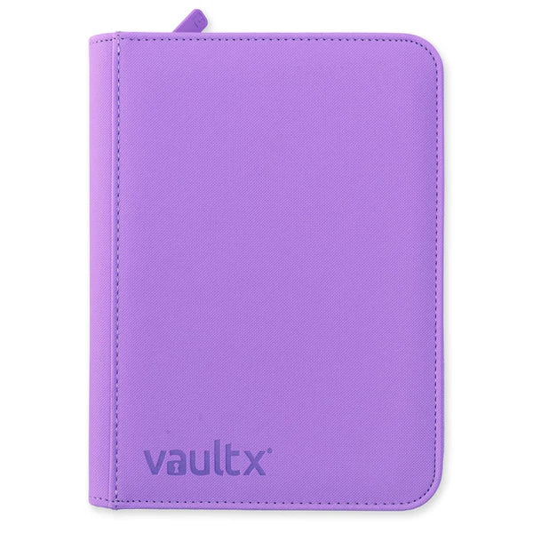Vault X EXO-TEC Zip Binder 4-Pocket – Just Purple