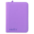 Vault X EXO-TEC Zip Binder 4-Pocket – Just Purple