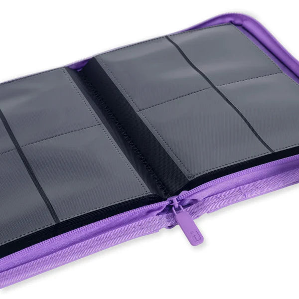 Vault X EXO-TEC Zip Binder 4-Pocket – Just Purple