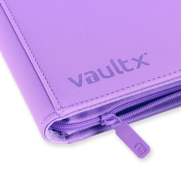 Vault X EXO-TEC Zip Binder 4-Pocket – Just Purple